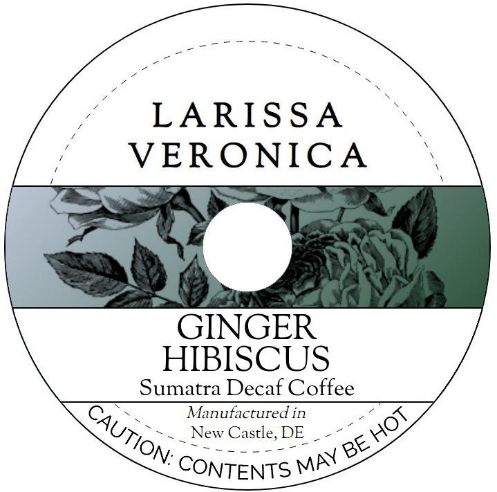 Ginger Hibiscus Sumatra Decaf Coffee <BR>(Single Serve K-Cup Pods)