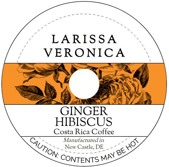 Ginger Hibiscus Costa Rica Coffee <BR>(Single Serve K-Cup Pods)