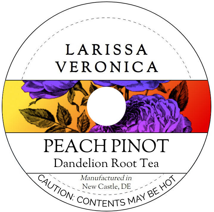 Peach Pinot Dandelion Root Tea <BR>(Single Serve K-Cup Pods)