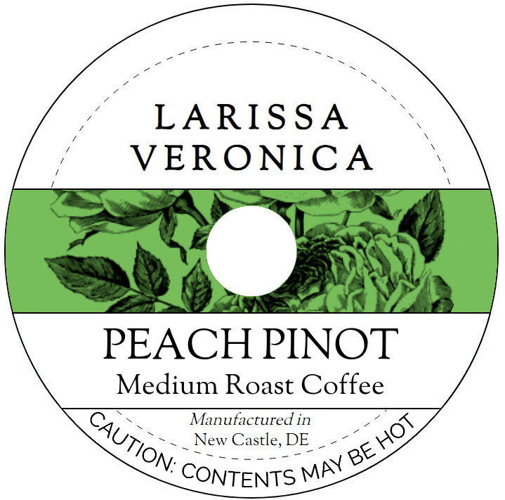 Peach Pinot Medium Roast Coffee <BR>(Single Serve K-Cup Pods)