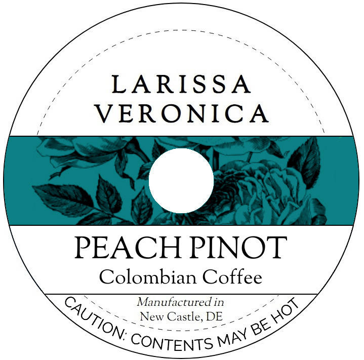 Peach Pinot Colombian Coffee <BR>(Single Serve K-Cup Pods)