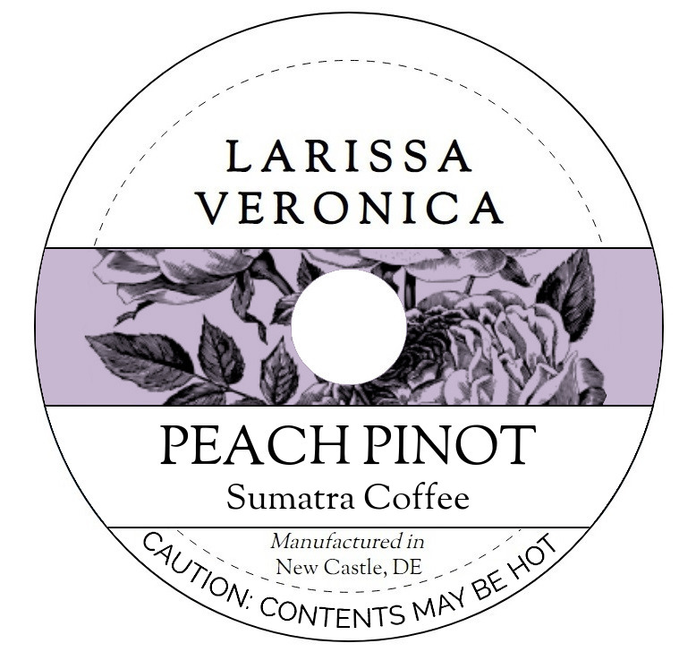 Peach Pinot Sumatra Coffee <BR>(Single Serve K-Cup Pods)