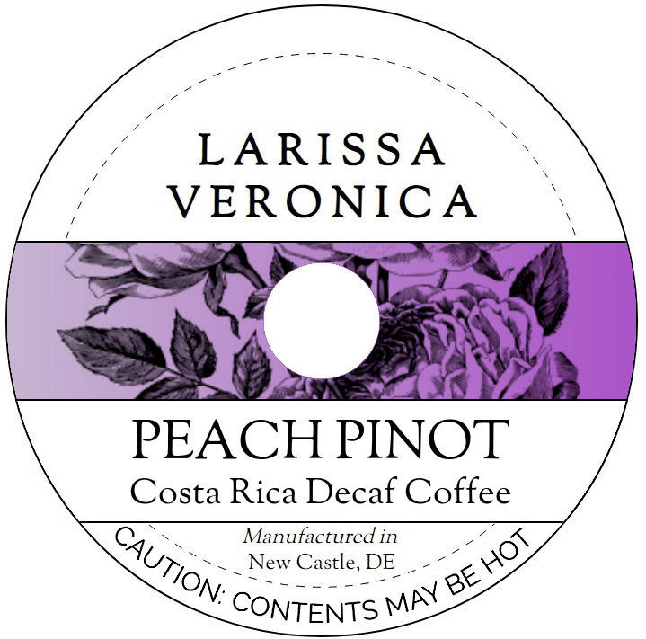 Peach Pinot Costa Rica Decaf Coffee <BR>(Single Serve K-Cup Pods)
