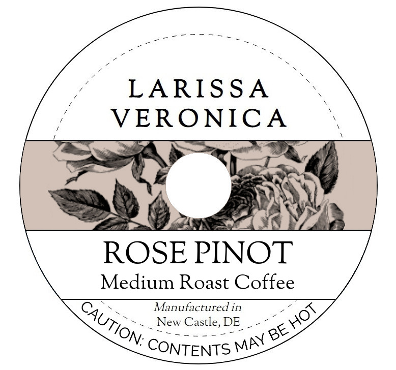 Rose Pinot Medium Roast Coffee <BR>(Single Serve K-Cup Pods)