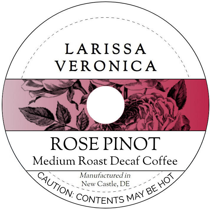 Rose Pinot Medium Roast Decaf Coffee <BR>(Single Serve K-Cup Pods)
