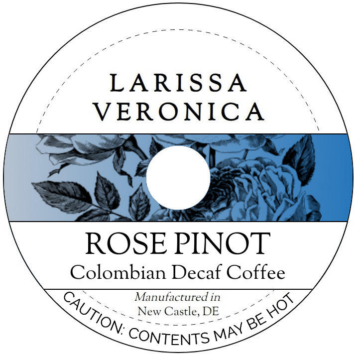 Rose Pinot Colombian Decaf Coffee <BR>(Single Serve K-Cup Pods)