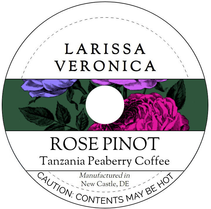 Rose Pinot Tanzania Peaberry Coffee <BR>(Single Serve K-Cup Pods)