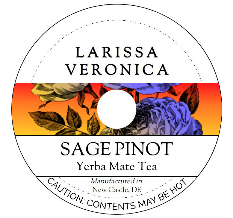 Sage Pinot Yerba Mate Tea <BR>(Single Serve K-Cup Pods)