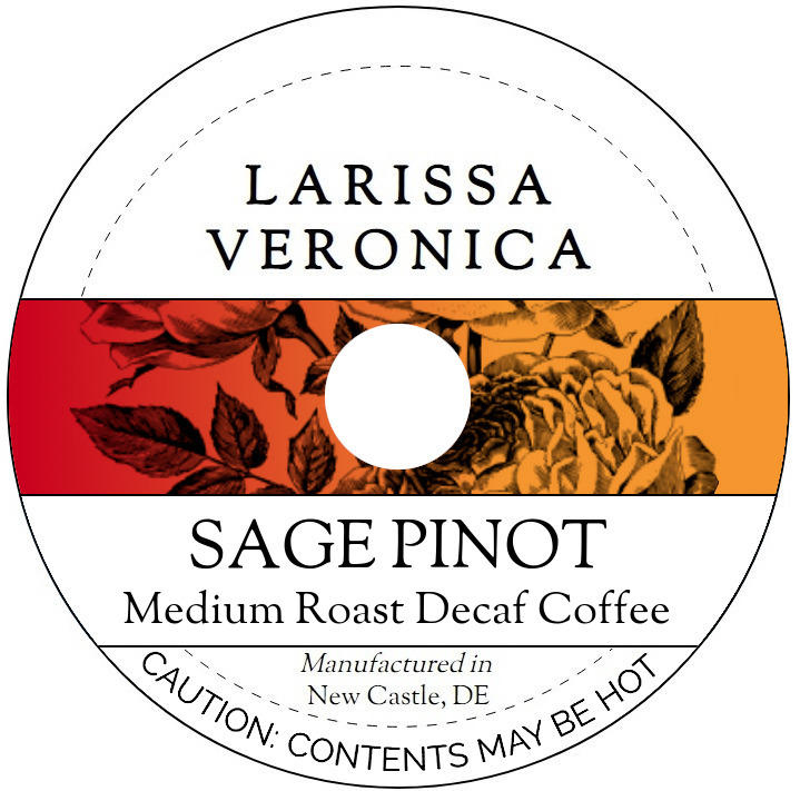 Sage Pinot Medium Roast Decaf Coffee <BR>(Single Serve K-Cup Pods)