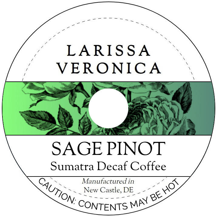 Sage Pinot Sumatra Decaf Coffee <BR>(Single Serve K-Cup Pods)