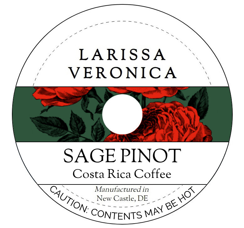 Sage Pinot Costa Rica Coffee <BR>(Single Serve K-Cup Pods)