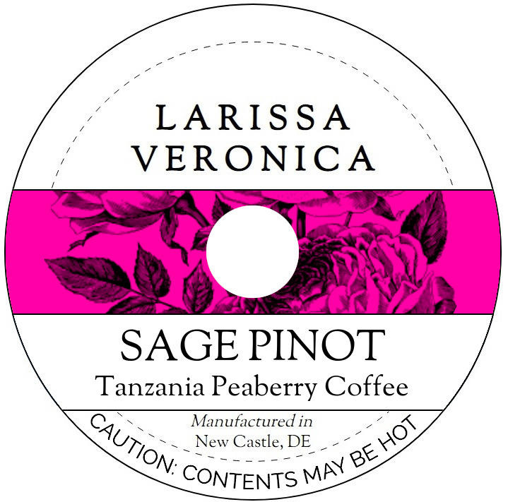 Sage Pinot Tanzania Peaberry Coffee <BR>(Single Serve K-Cup Pods)