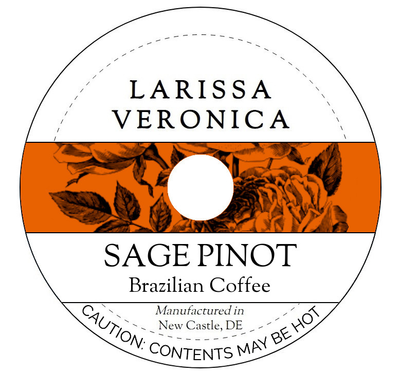 Sage Pinot Brazilian Coffee <BR>(Single Serve K-Cup Pods)
