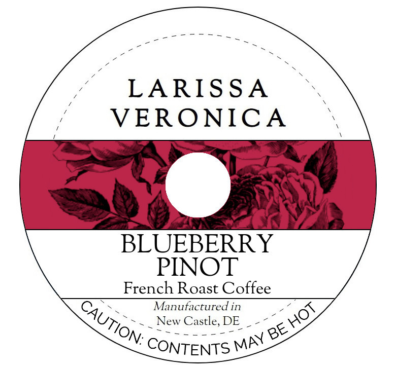 Blueberry Pinot French Roast Coffee <BR>(Single Serve K-Cup Pods)