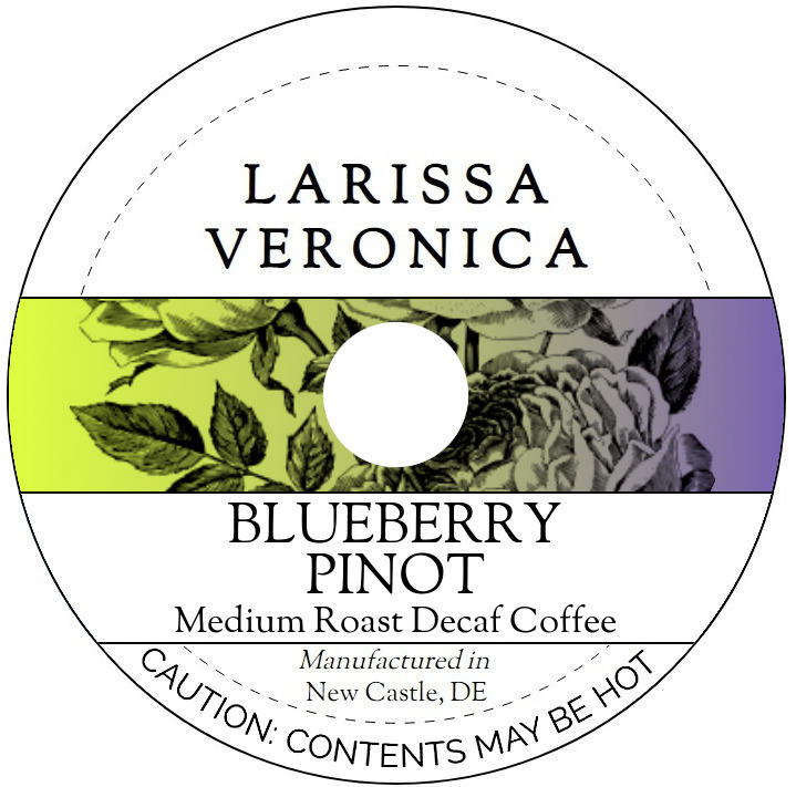 Blueberry Pinot Medium Roast Decaf Coffee <BR>(Single Serve K-Cup Pods)