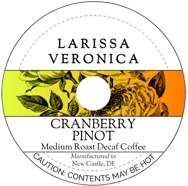 Cranberry Pinot Medium Roast Decaf Coffee <BR>(Single Serve K-Cup Pods)