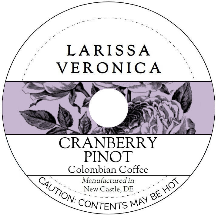 Cranberry Pinot Colombian Coffee <BR>(Single Serve K-Cup Pods)