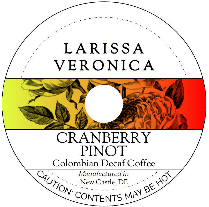 Cranberry Pinot Colombian Decaf Coffee <BR>(Single Serve K-Cup Pods)