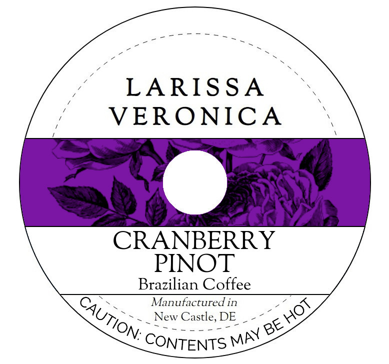 Cranberry Pinot Brazilian Coffee <BR>(Single Serve K-Cup Pods)