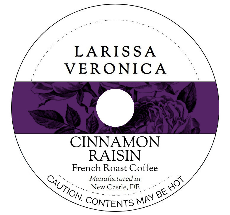 Cinnamon Raisin French Roast Coffee <BR>(Single Serve K-Cup Pods)