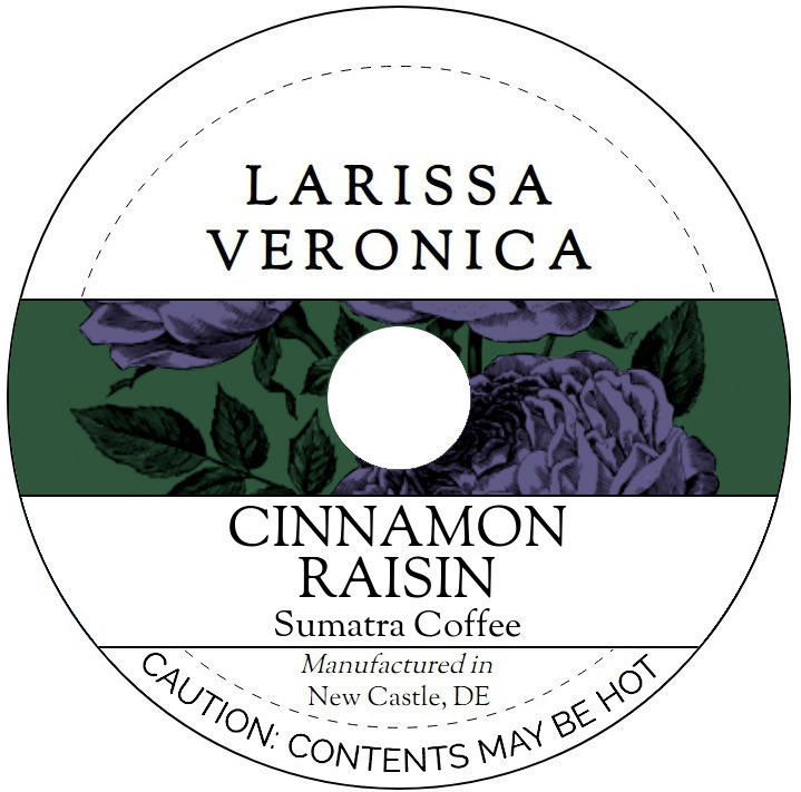 Cinnamon Raisin Sumatra Coffee <BR>(Single Serve K-Cup Pods)