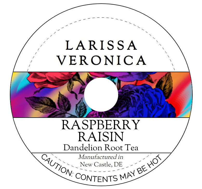 Raspberry Raisin Dandelion Root Tea <BR>(Single Serve K-Cup Pods)