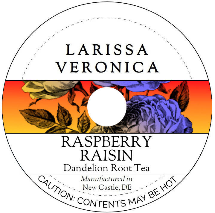 Raspberry Raisin Dandelion Root Tea <BR>(Single Serve K-Cup Pods)