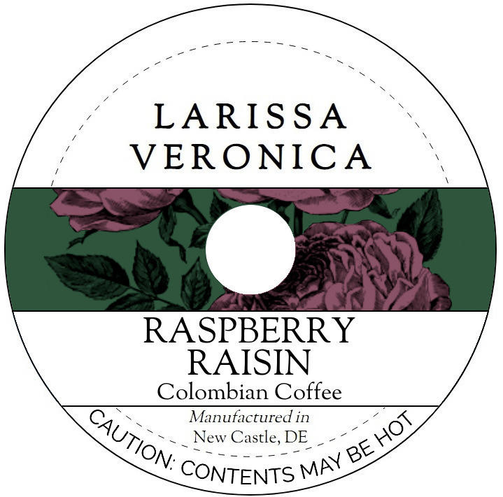 Raspberry Raisin Colombian Coffee <BR>(Single Serve K-Cup Pods)