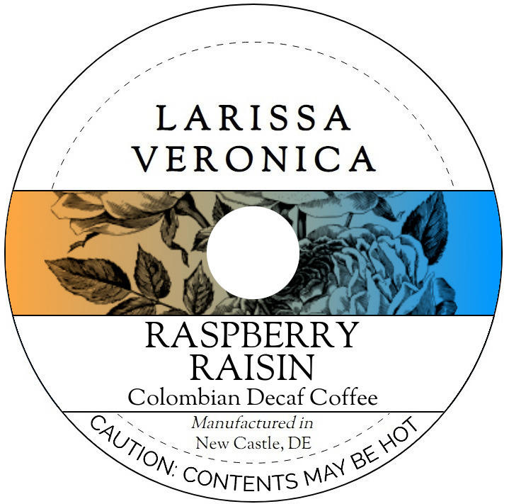 Raspberry Raisin Colombian Decaf Coffee <BR>(Single Serve K-Cup Pods)