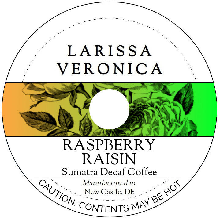 Raspberry Raisin Sumatra Decaf Coffee <BR>(Single Serve K-Cup Pods)