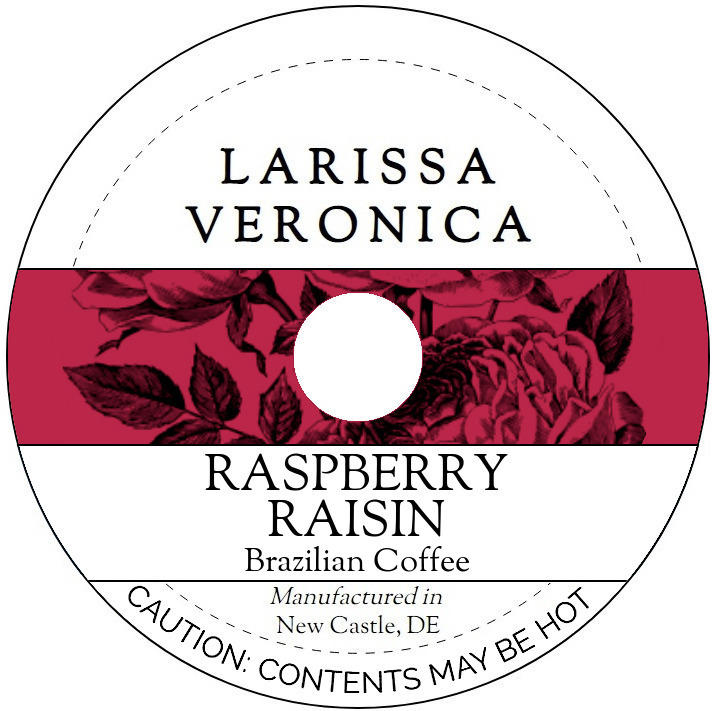 Raspberry Raisin Brazilian Coffee <BR>(Single Serve K-Cup Pods)