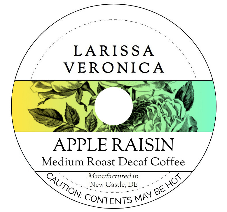 Apple Raisin Medium Roast Decaf Coffee <BR>(Single Serve K-Cup Pods)