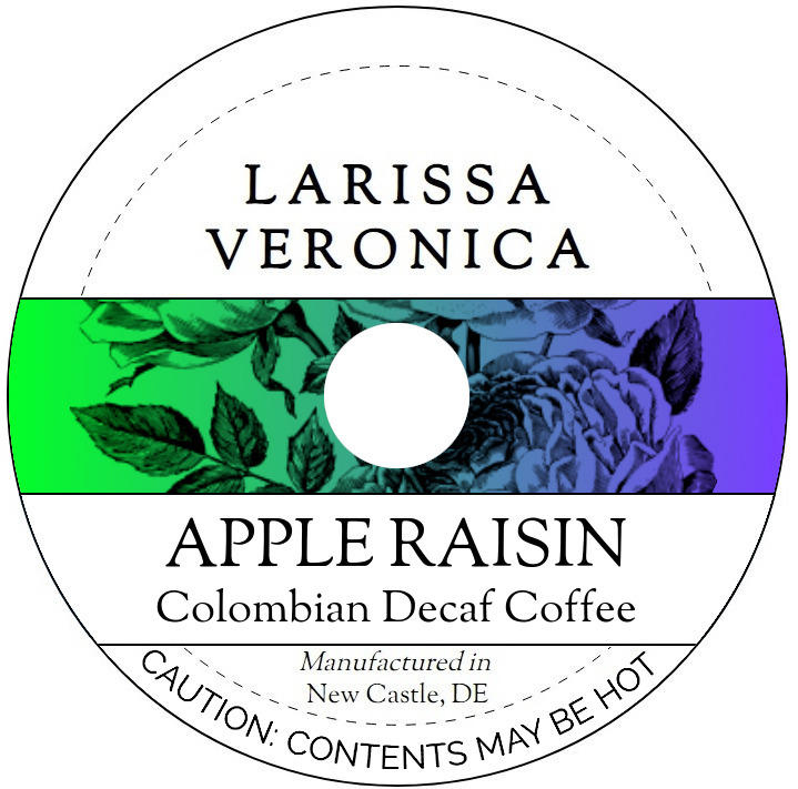 Apple Raisin Colombian Decaf Coffee <BR>(Single Serve K-Cup Pods)