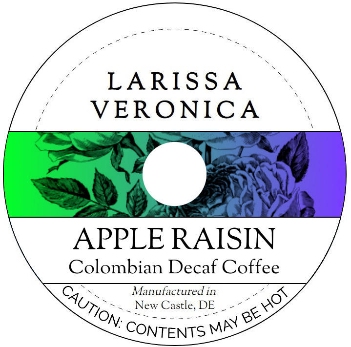 Apple Raisin Colombian Decaf Coffee <BR>(Single Serve K-Cup Pods)