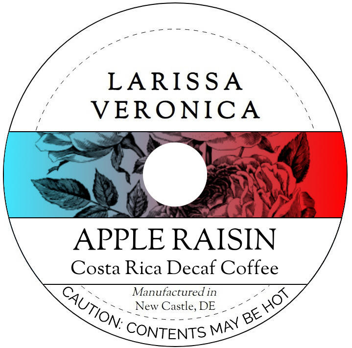 Apple Raisin Costa Rica Decaf Coffee <BR>(Single Serve K-Cup Pods)