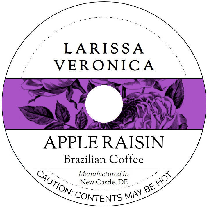 Apple Raisin Brazilian Coffee <BR>(Single Serve K-Cup Pods)