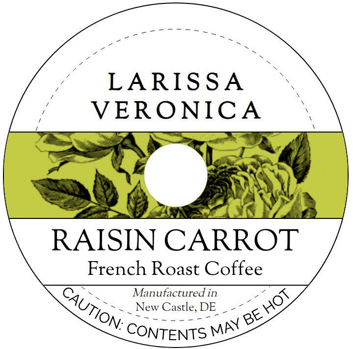 Raisin Carrot French Roast Coffee <BR>(Single Serve K-Cup Pods)