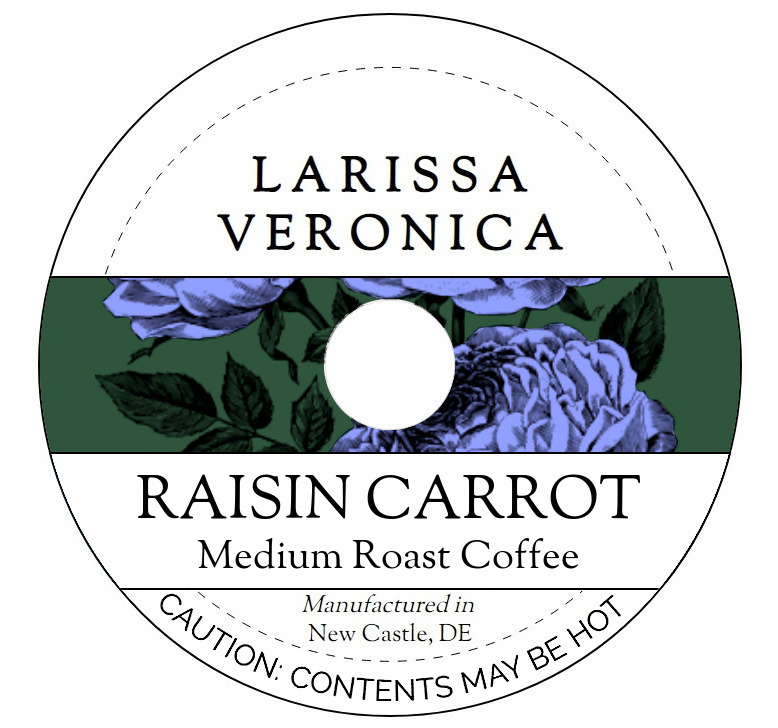 Raisin Carrot Medium Roast Coffee <BR>(Single Serve K-Cup Pods)