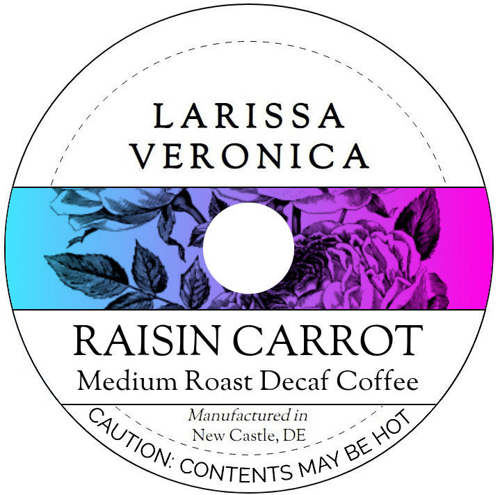 Raisin Carrot Medium Roast Decaf Coffee <BR>(Single Serve K-Cup Pods)
