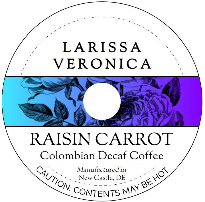 Raisin Carrot Colombian Decaf Coffee <BR>(Single Serve K-Cup Pods)