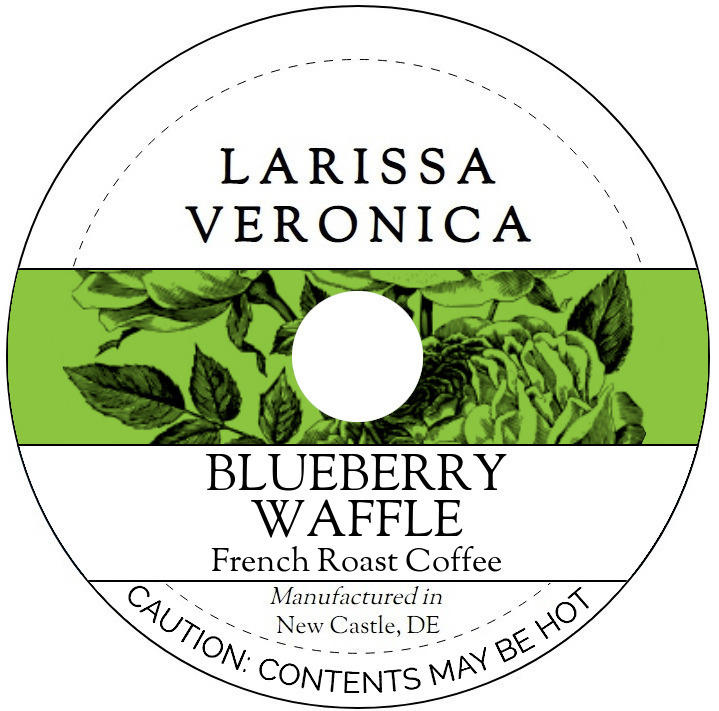 Blueberry Waffle French Roast Coffee <BR>(Single Serve K-Cup Pods)