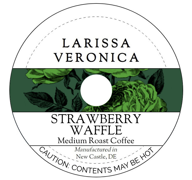 Strawberry Waffle Medium Roast Coffee <BR>(Single Serve K-Cup Pods)
