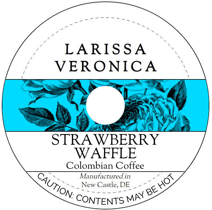 Strawberry Waffle Colombian Coffee <BR>(Single Serve K-Cup Pods)