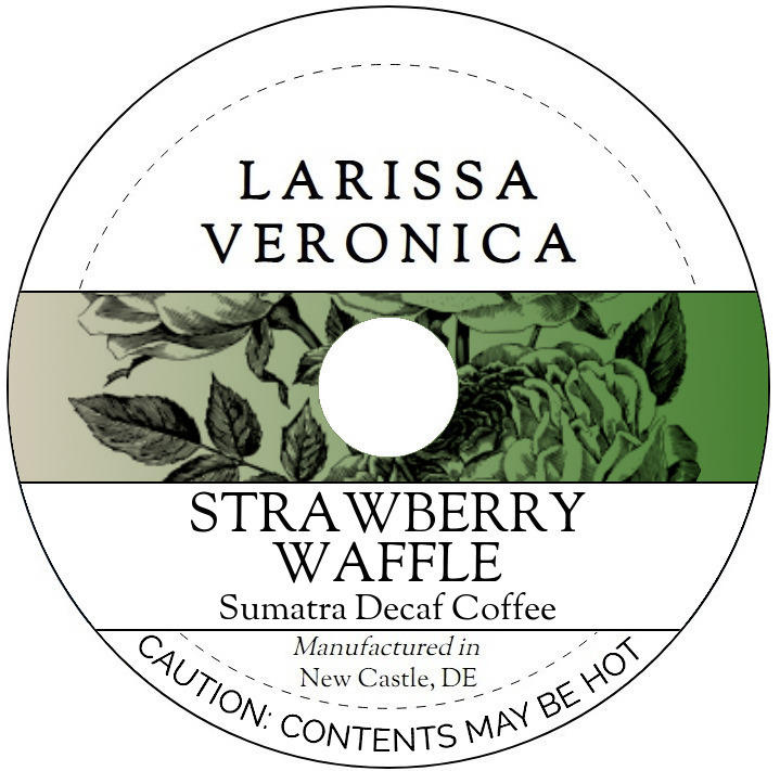 Strawberry Waffle Sumatra Decaf Coffee <BR>(Single Serve K-Cup Pods)