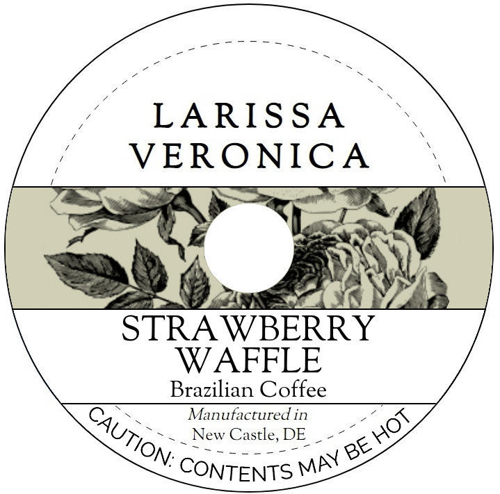 Strawberry Waffle Brazilian Coffee <BR>(Single Serve K-Cup Pods)