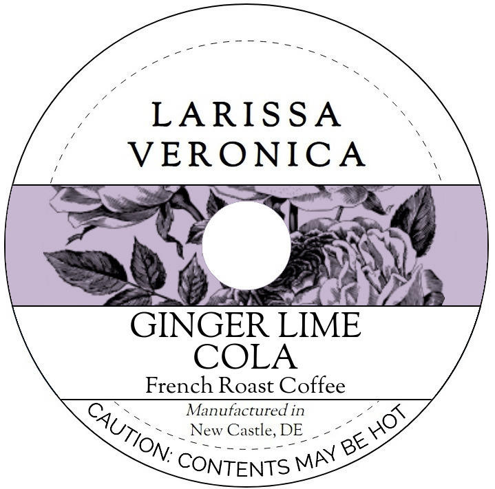 Ginger Lime Cola French Roast Coffee <BR>(Single Serve K-Cup Pods)