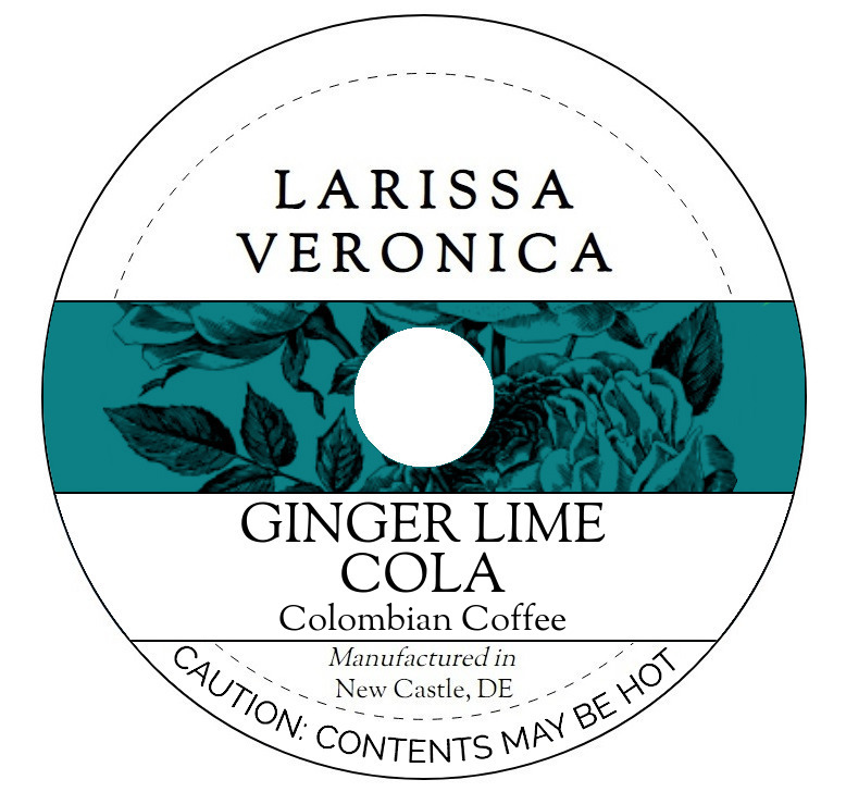 Ginger Lime Cola Colombian Coffee <BR>(Single Serve K-Cup Pods)