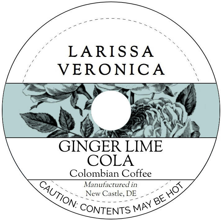 Ginger Lime Cola Colombian Coffee <BR>(Single Serve K-Cup Pods)