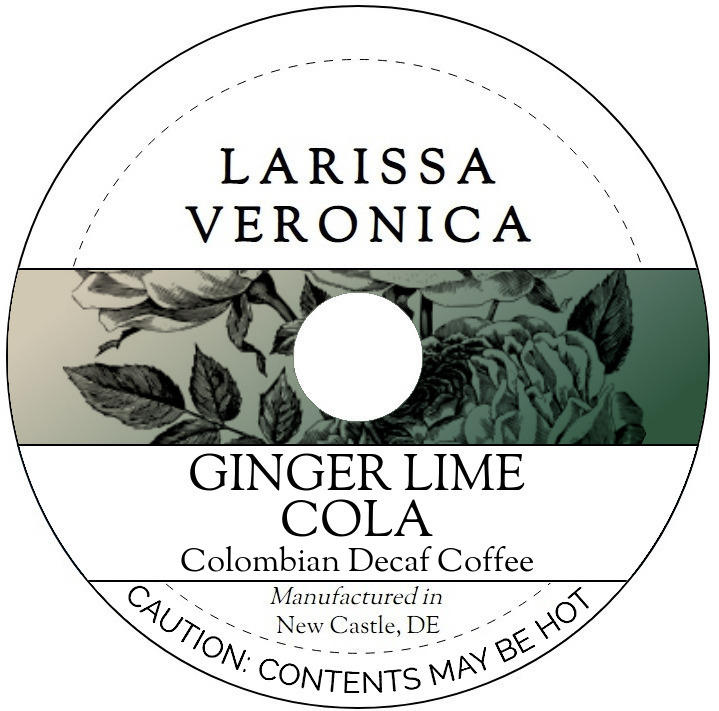 Ginger Lime Cola Colombian Decaf Coffee <BR>(Single Serve K-Cup Pods)