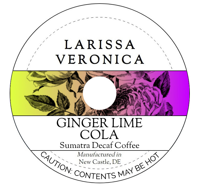 Ginger Lime Cola Sumatra Decaf Coffee <BR>(Single Serve K-Cup Pods)